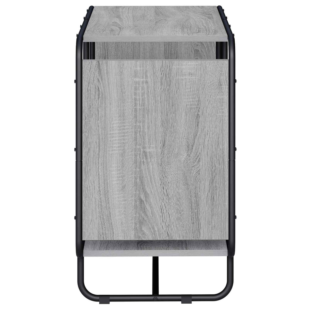 vidaXL Komoda Szary Sonoma 80 x 37,5 x 64,5 cm Materiał drewnopochodny