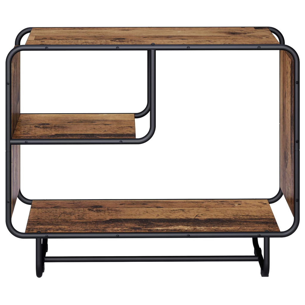 vidaXL Komoda Stare drewno 80 x 37,5 x 64,5 cm Materiał drewnopochodny