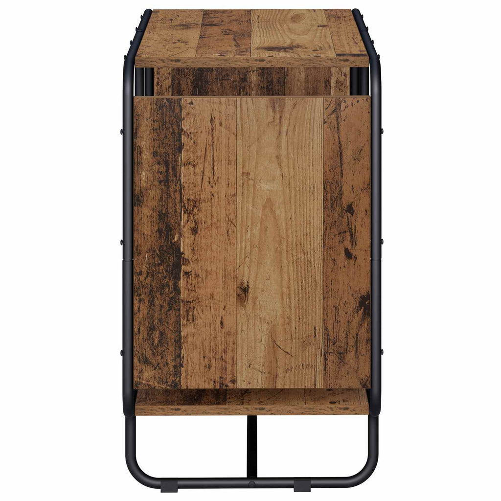 vidaXL Komoda Stare drewno 80 x 37,5 x 64,5 cm Materiał drewnopochodny