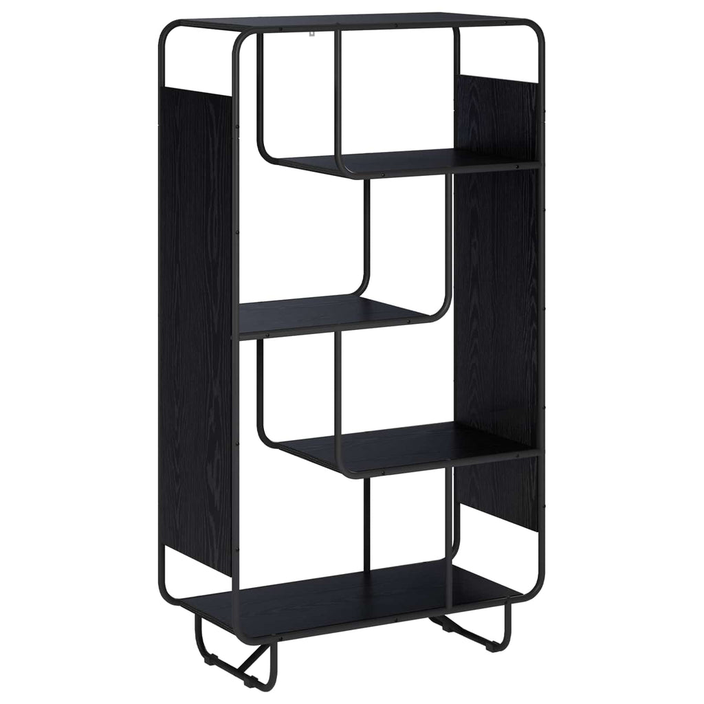 vidaXL Kredens Czarny dąb 80 x 37.5 x 144 cm Drewno inżynieryjne