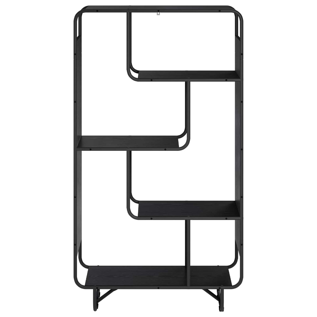 vidaXL Kredens Czarny dąb 80 x 37.5 x 144 cm Drewno inżynieryjne