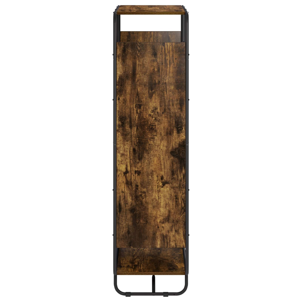 vidaXL Kredens Dąb wędzony 80 x 37.5 x 144 cm Drewno inżynieryjne
