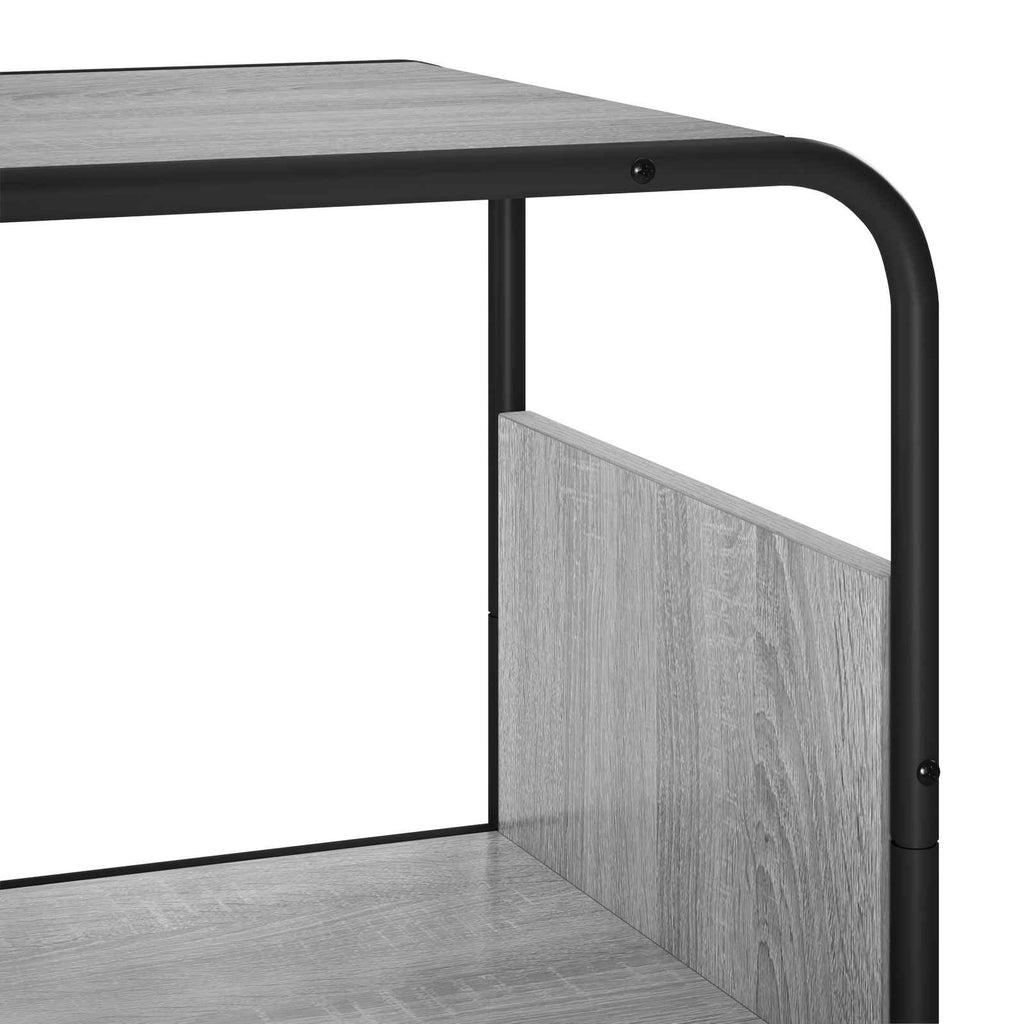 vidaXL Kredens Szary Sonoma 80 x 37.5 x 144 cm Drewno inżynieryjne
