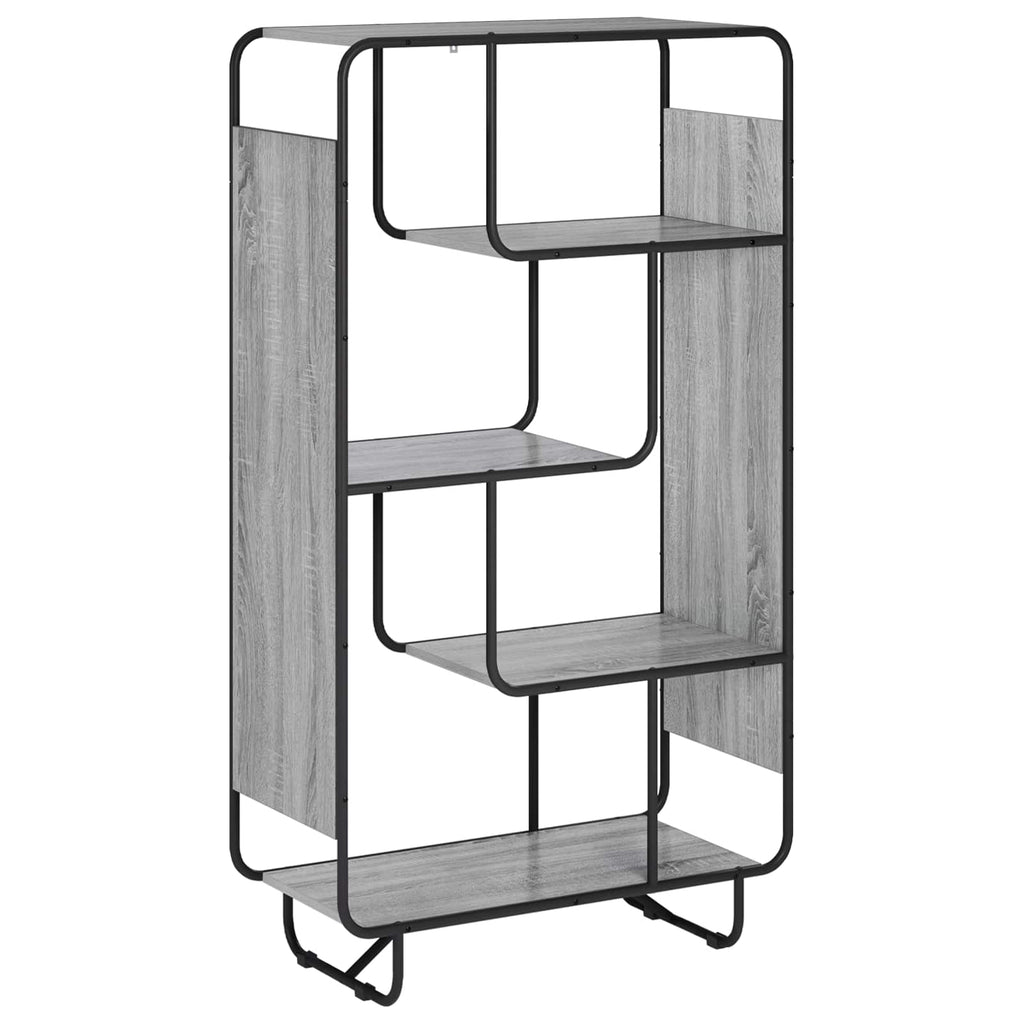 vidaXL Kredens Szary Sonoma 80 x 37.5 x 144 cm Drewno inżynieryjne