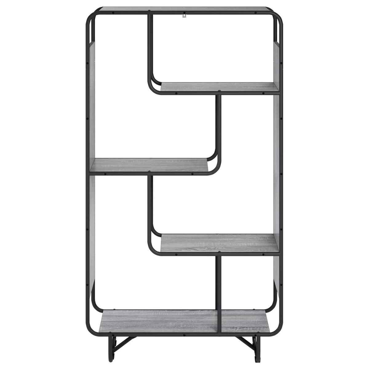vidaXL Kredens Szary Sonoma 80 x 37.5 x 144 cm Drewno inżynieryjne