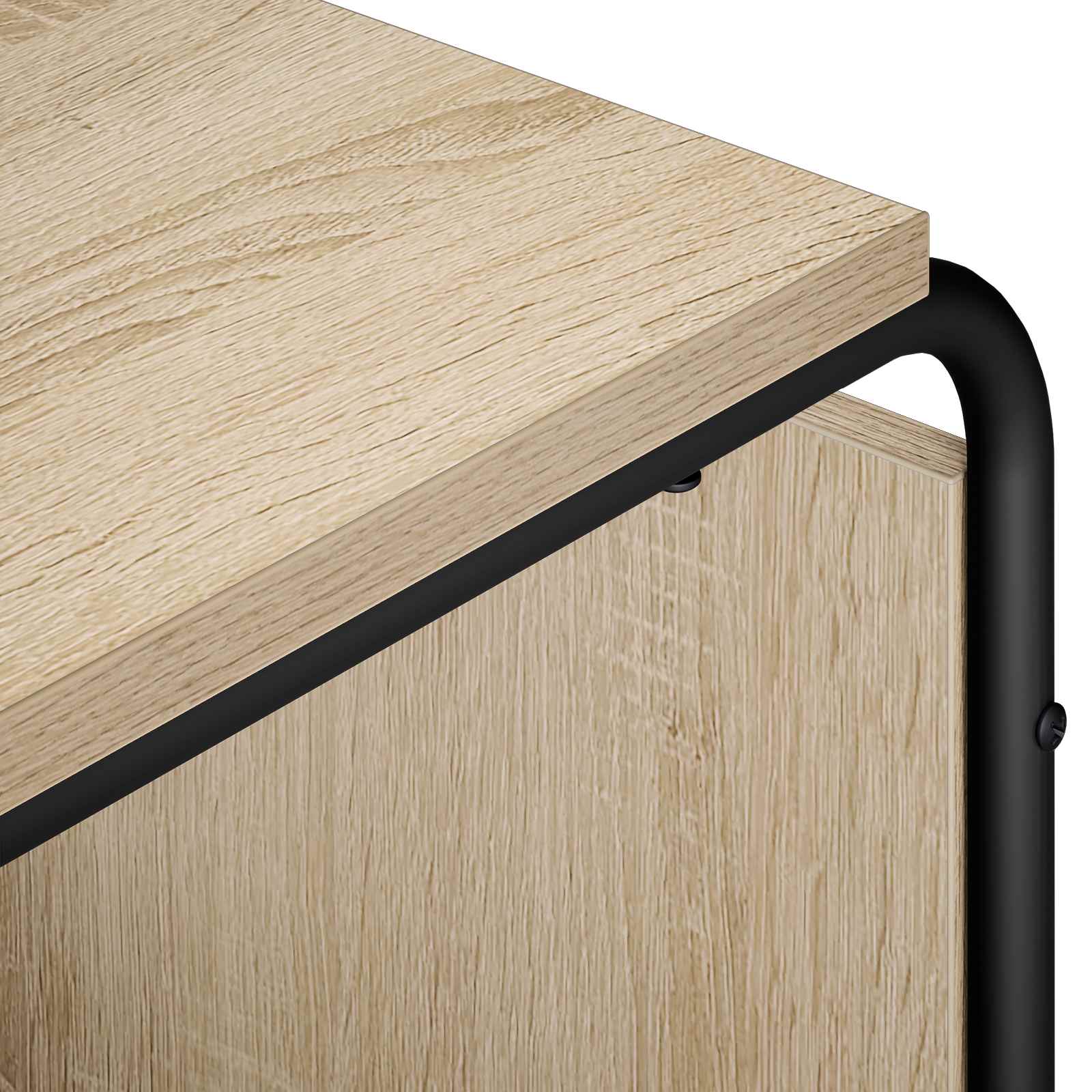 vidaXL Komoda dąb Sonoma 93.5 x 37.5 x 64.5 cm Materiał drewnopochodny