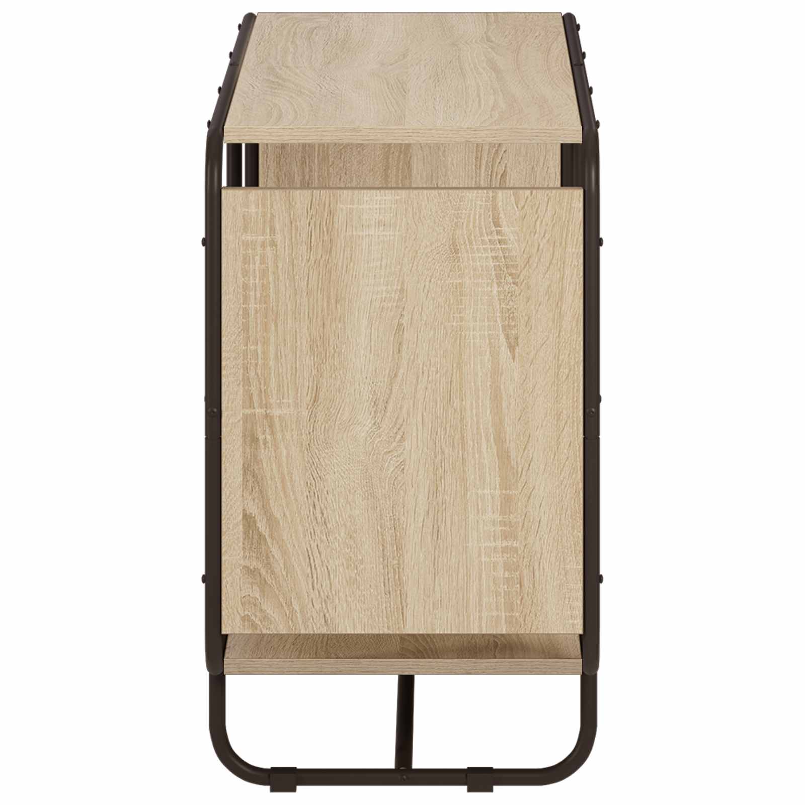 vidaXL Komoda dąb Sonoma 93.5 x 37.5 x 64.5 cm Materiał drewnopochodny