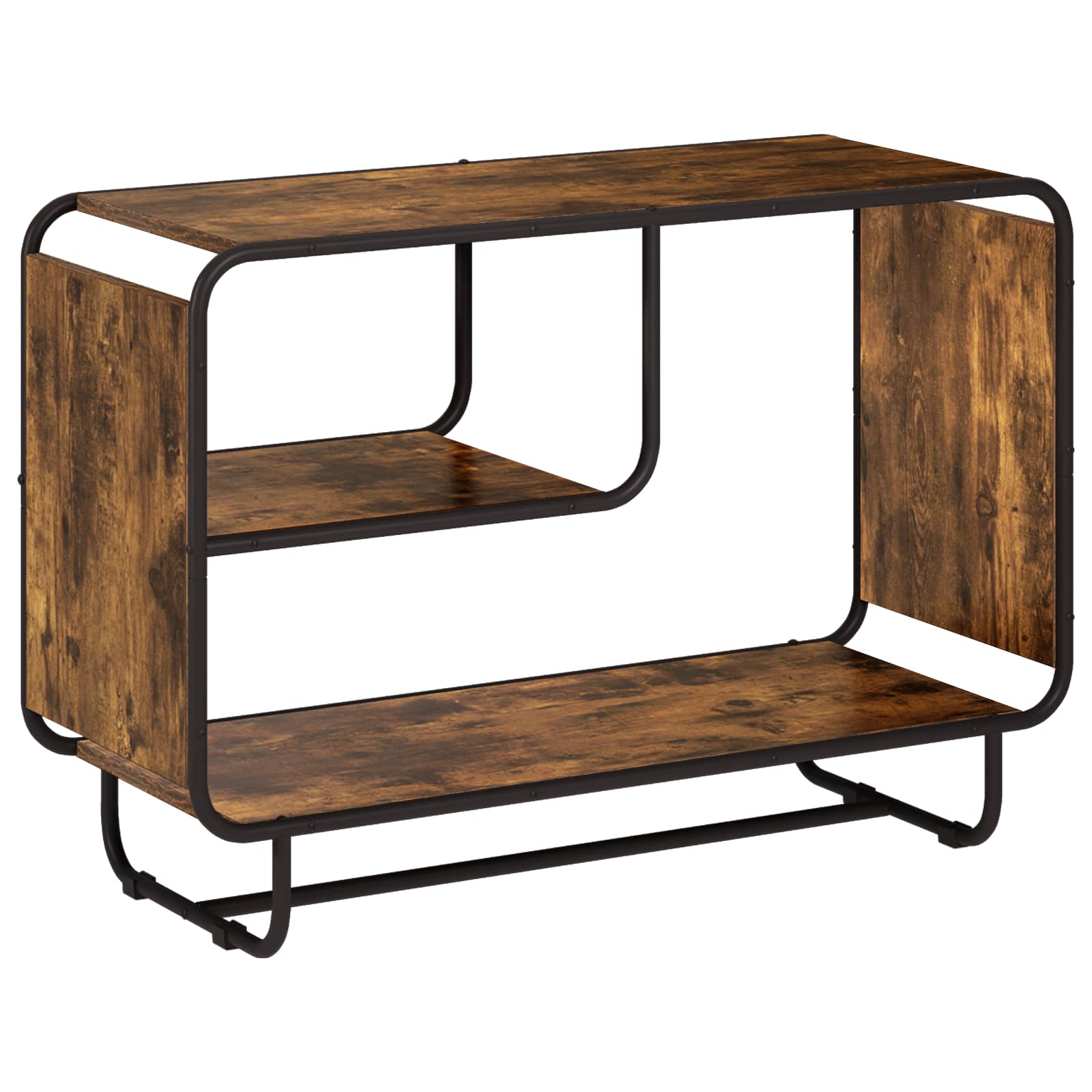 vidaXL Komoda Dąb wędzony 93.5 x 37.5 x 64.5 cm