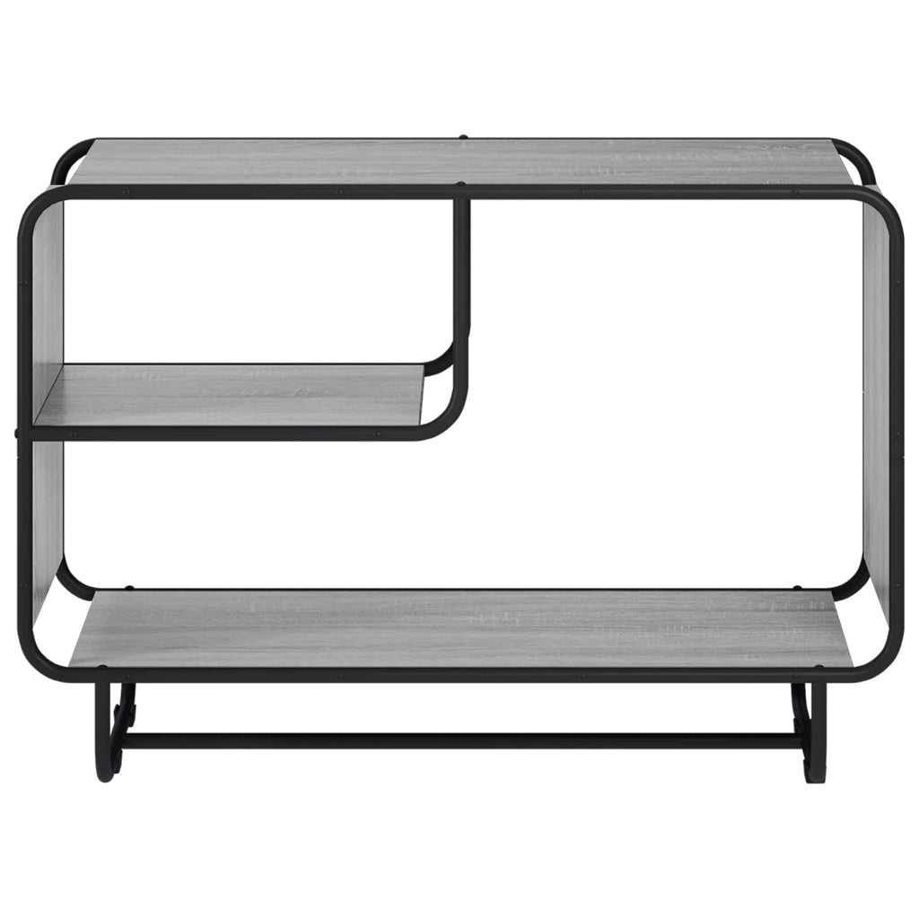 vidaXL Komoda Szary Sonoma 93.5 x 37.5 x 64.5 cm