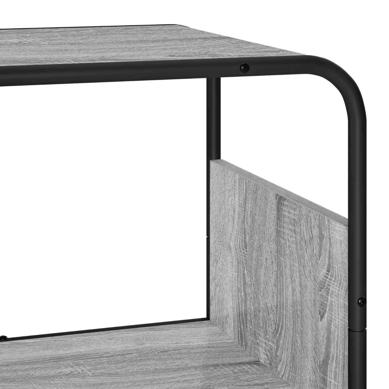 vidaXL Kredens Szary Sonoma 93.5 x 37.5 x 144 cm Drewno inżynieryjne