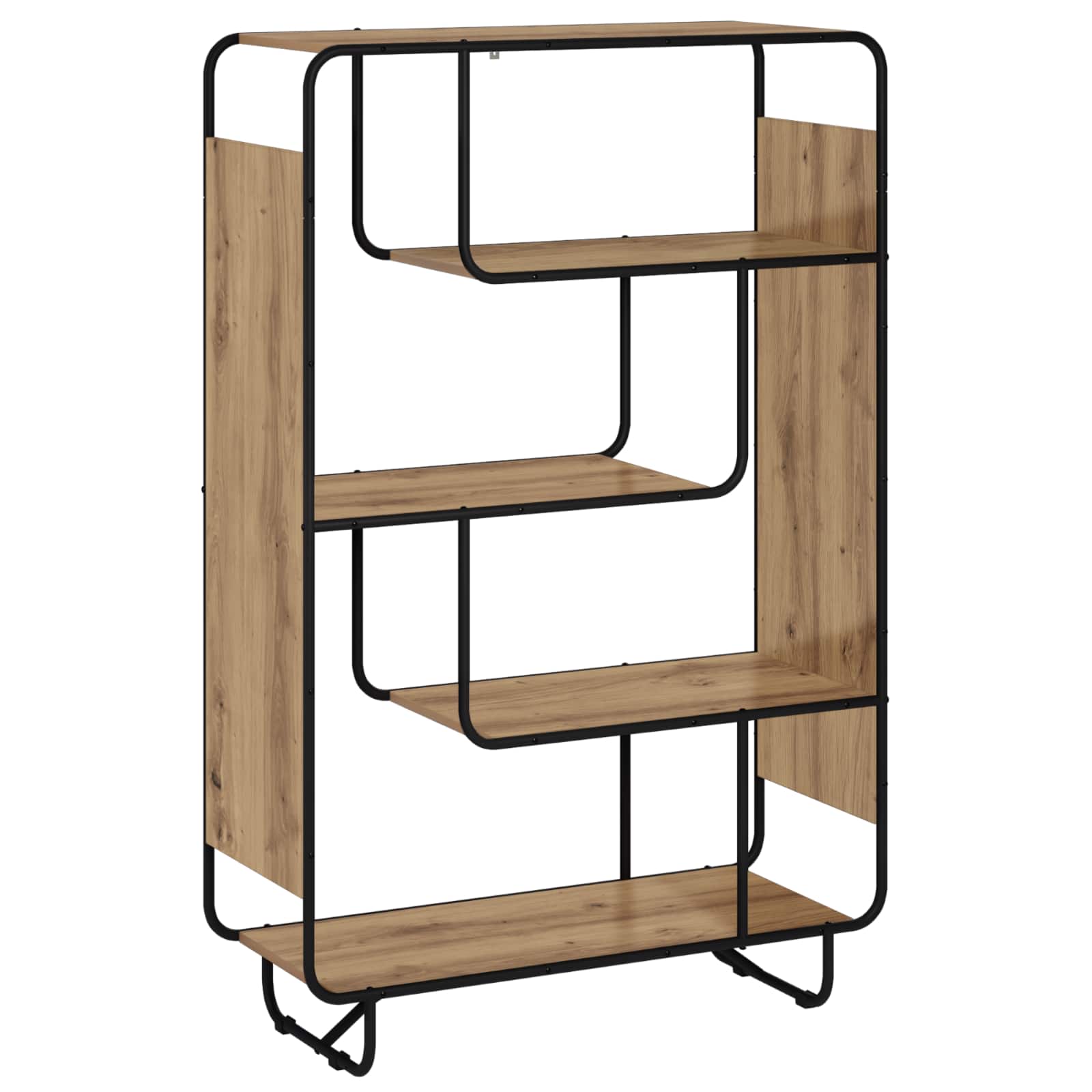 vidaXL Kredens Dąb artisan 93.5 x 37.5 x 144 cm Drewno inżynieryjne