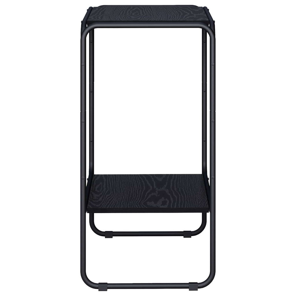 vidaXL Komoda Czarny dąb 60 x 38 x 75 cm Drewno konstrukcyjne