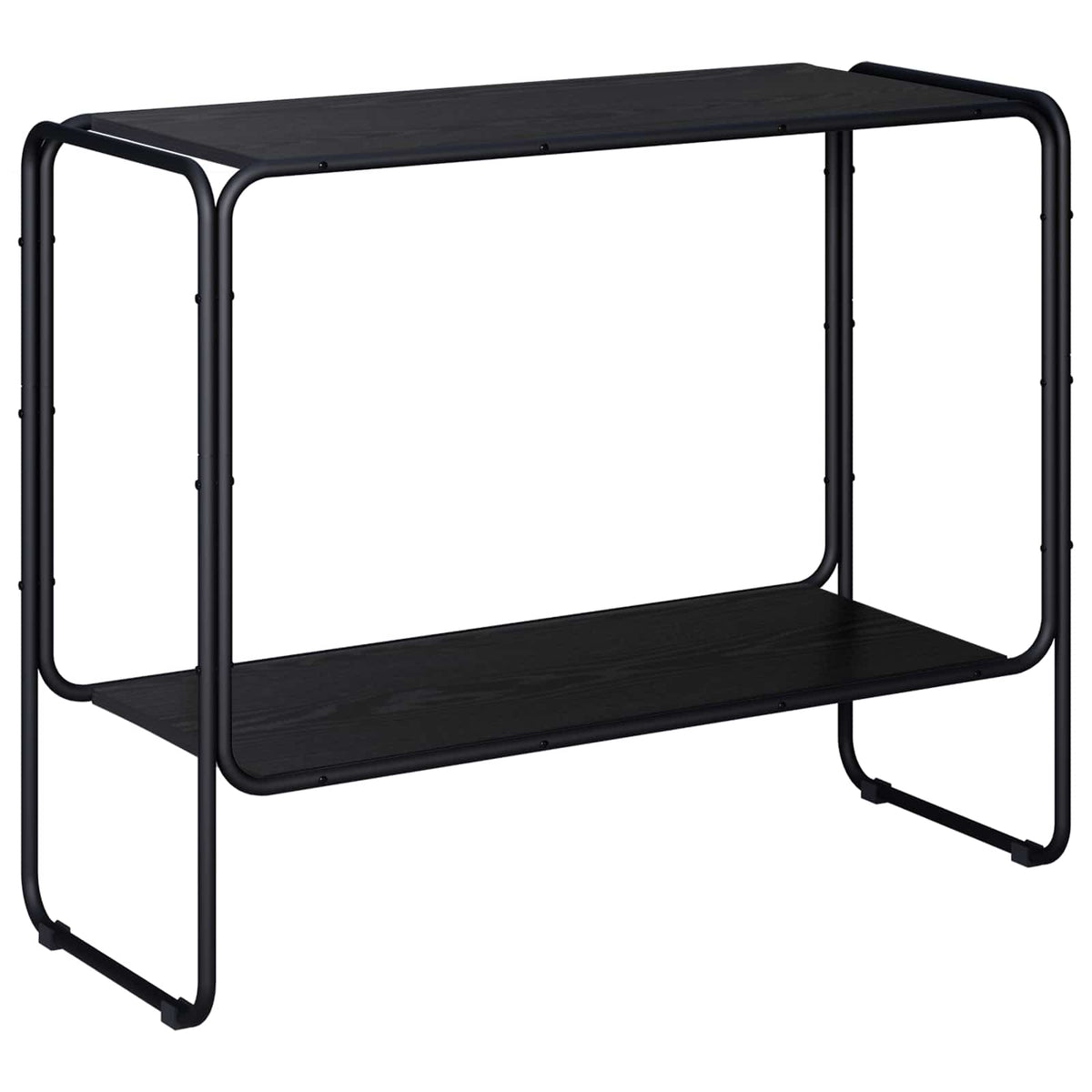 vidaXL Komoda Czarny dąb 93,5 x 38 x 75 cm Drewno konstrukcyjne