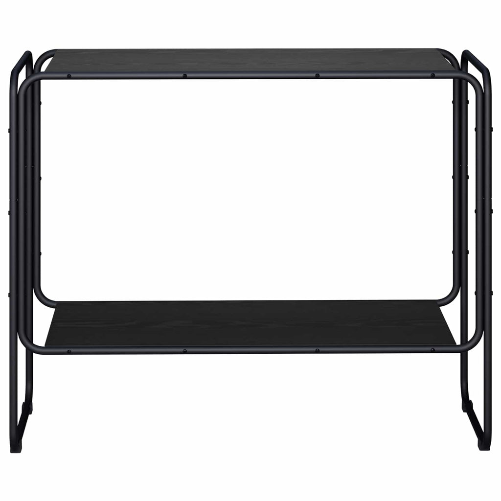 vidaXL Komoda Czarny dąb 93,5 x 38 x 75 cm Drewno konstrukcyjne