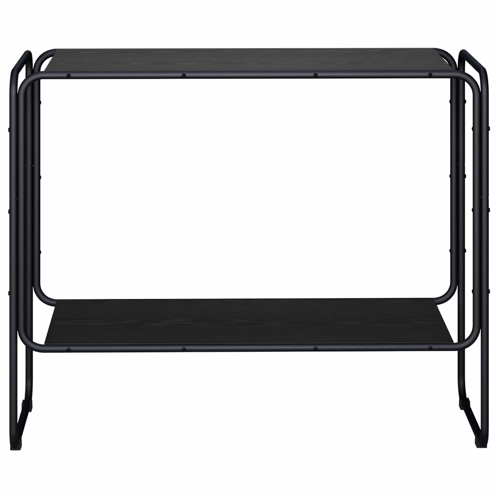 vidaXL Komoda Czarny dąb 93,5 x 38 x 75 cm Drewno konstrukcyjne