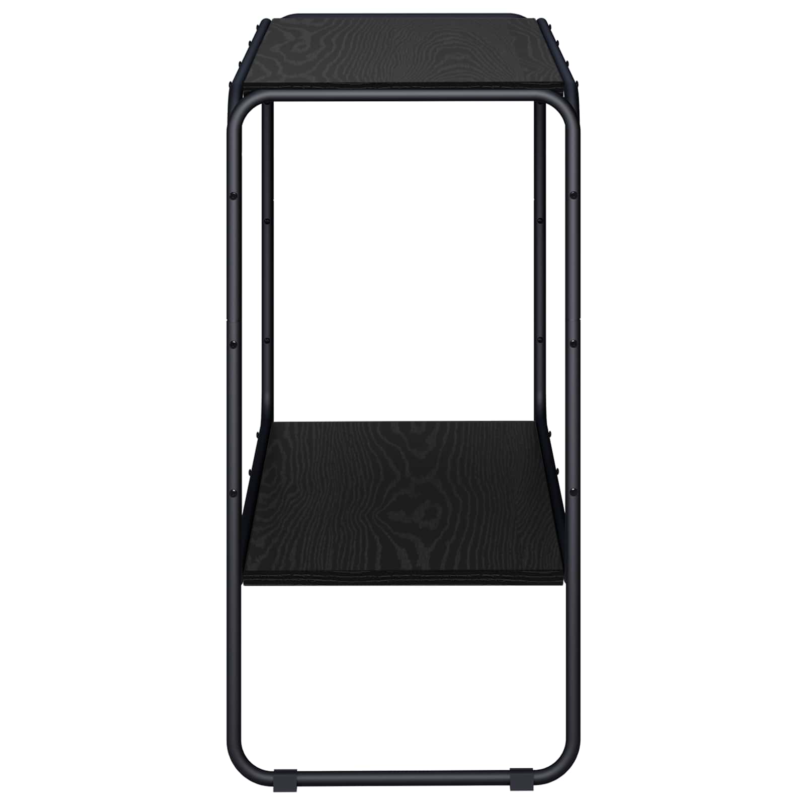 vidaXL Komoda Czarny dąb 93,5 x 38 x 75 cm Drewno konstrukcyjne