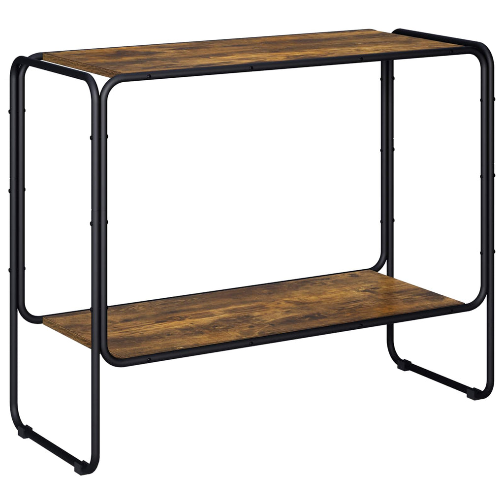 vidaXL Komoda Dąb wędzony 93,5 x 38 x 75 cm Drewno konstrukcyjne