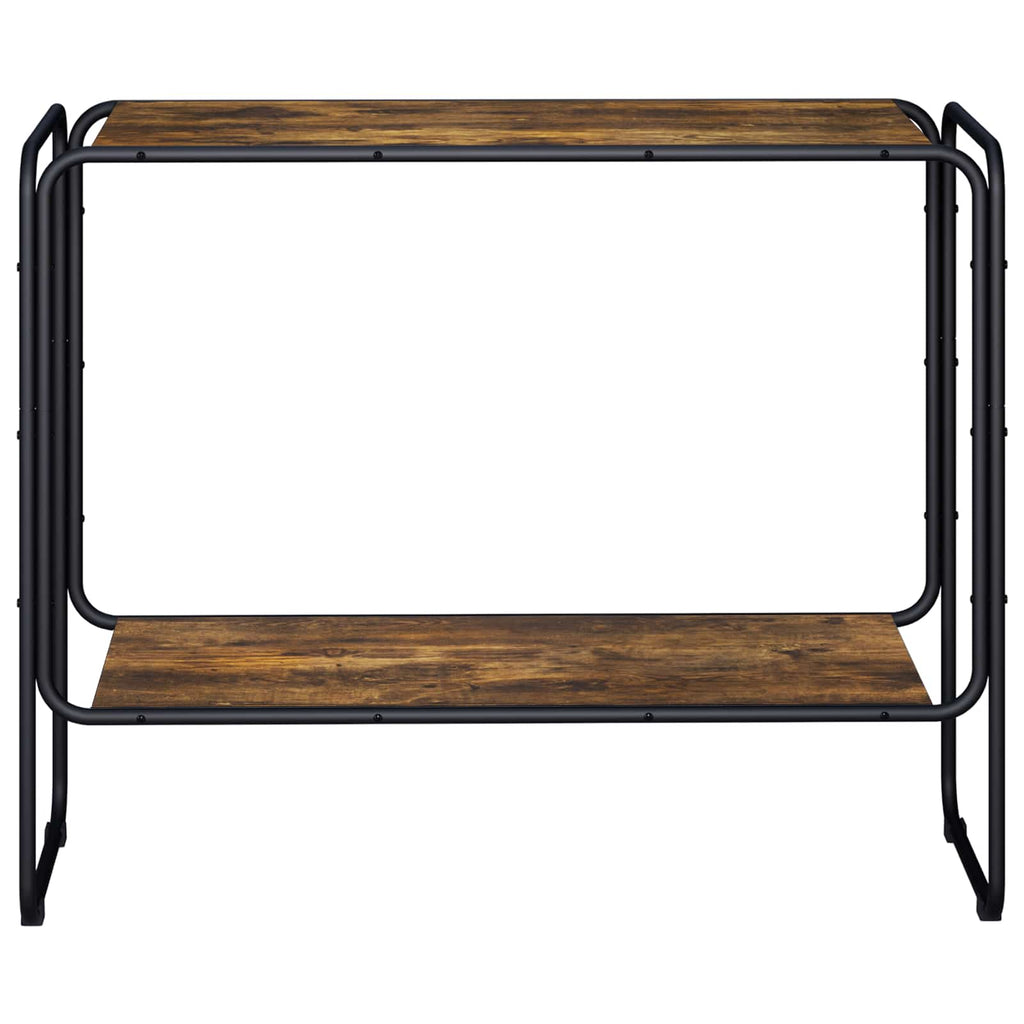 vidaXL Komoda Dąb wędzony 93,5 x 38 x 75 cm Drewno konstrukcyjne