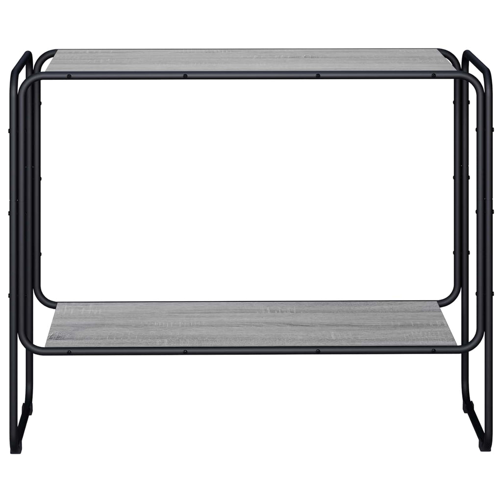 vidaXL Komoda Szary Sonoma 93,5 x 38 x 75 cm Drewno konstrukcyjne