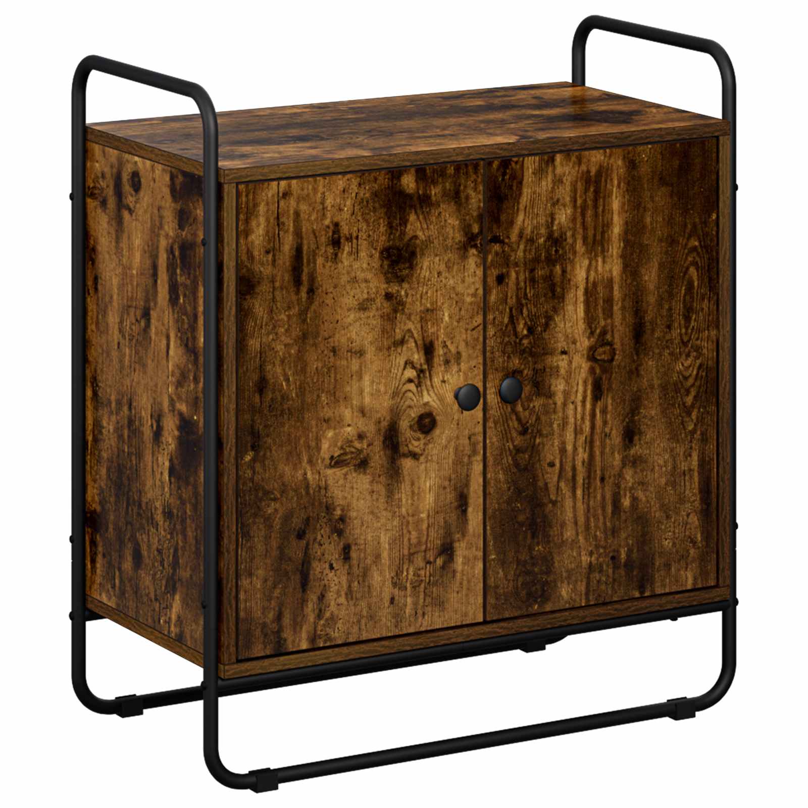 vidaXL Kredens Dąb wędzony 68 x 35 x 75 cm Materiał drewnopochodny