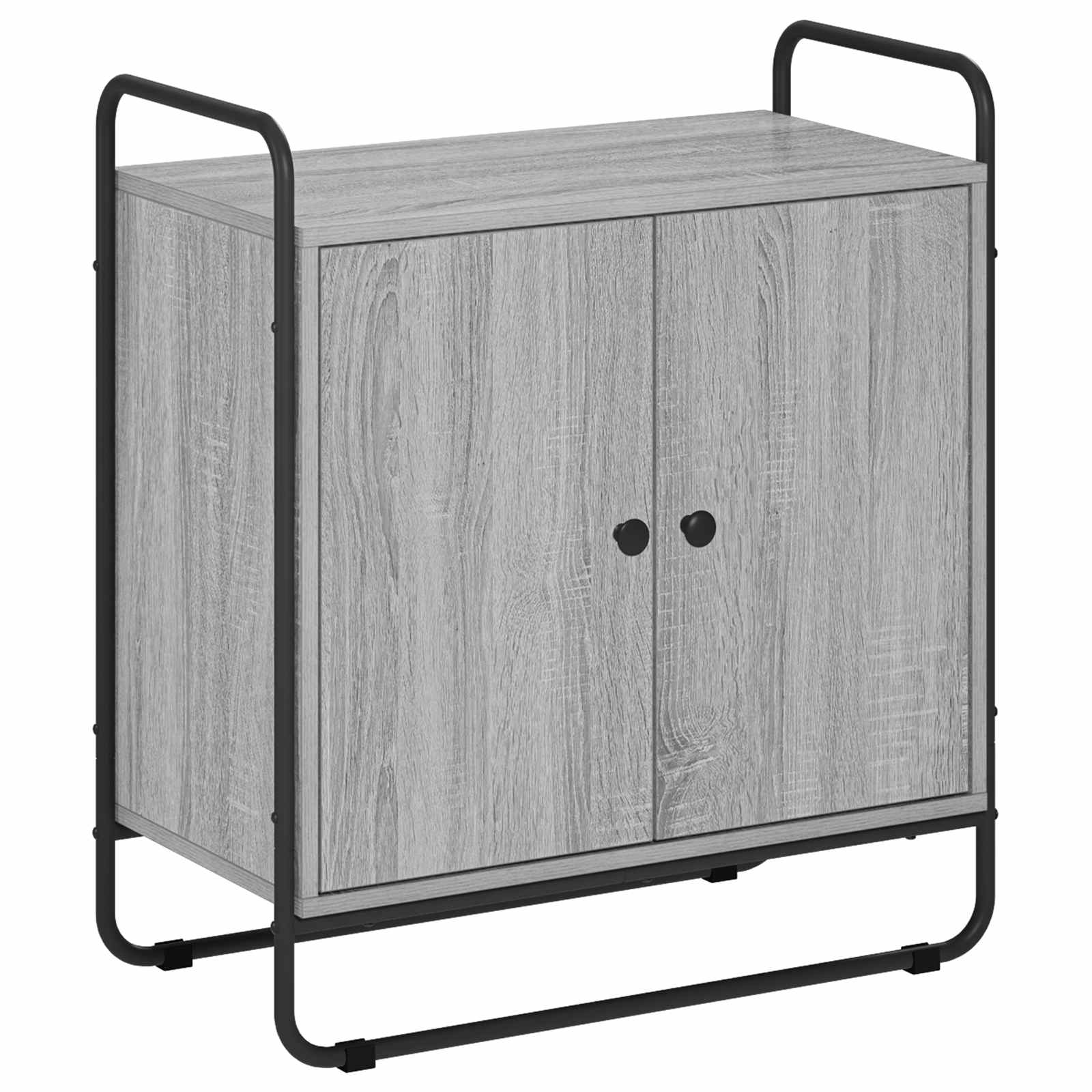 vidaXL Kredens Szary Sonoma 68 x 35 x 75 cm Materiał drewnopochodny
