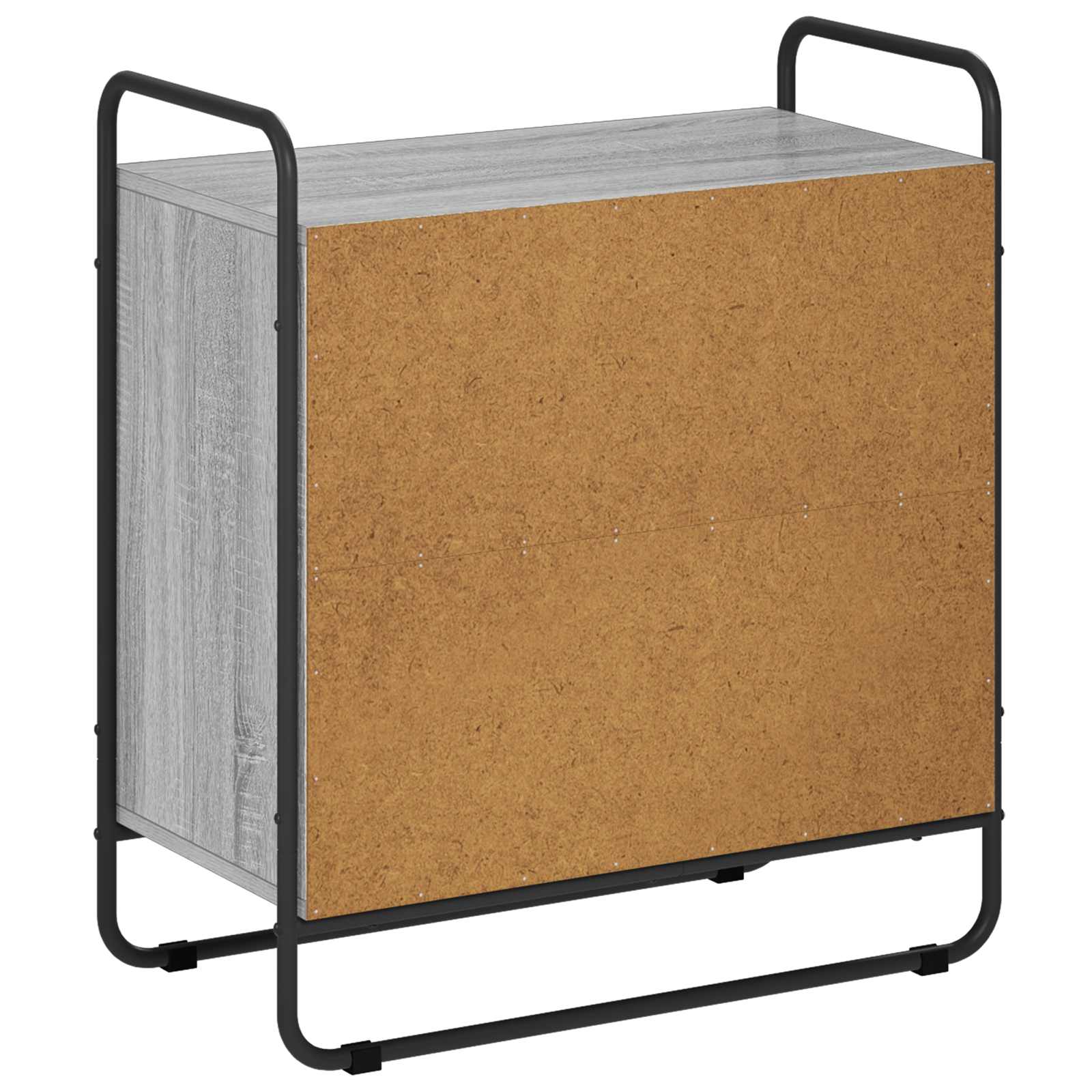 vidaXL Kredens Szary Sonoma 68 x 35 x 75 cm Materiał drewnopochodny