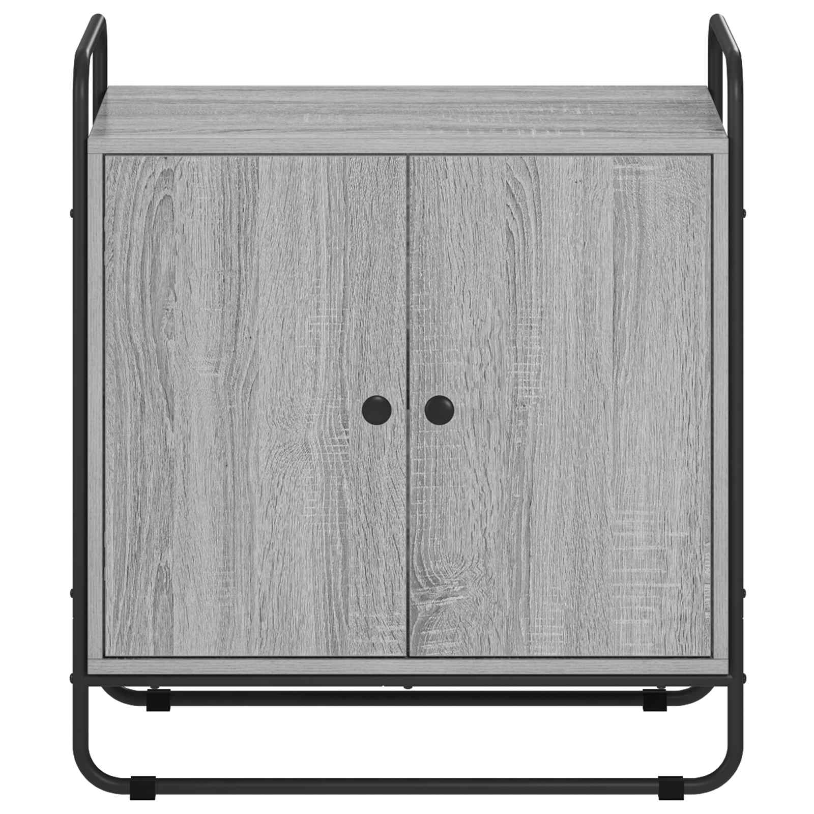 vidaXL Kredens Szary Sonoma 68 x 35 x 75 cm Materiał drewnopochodny