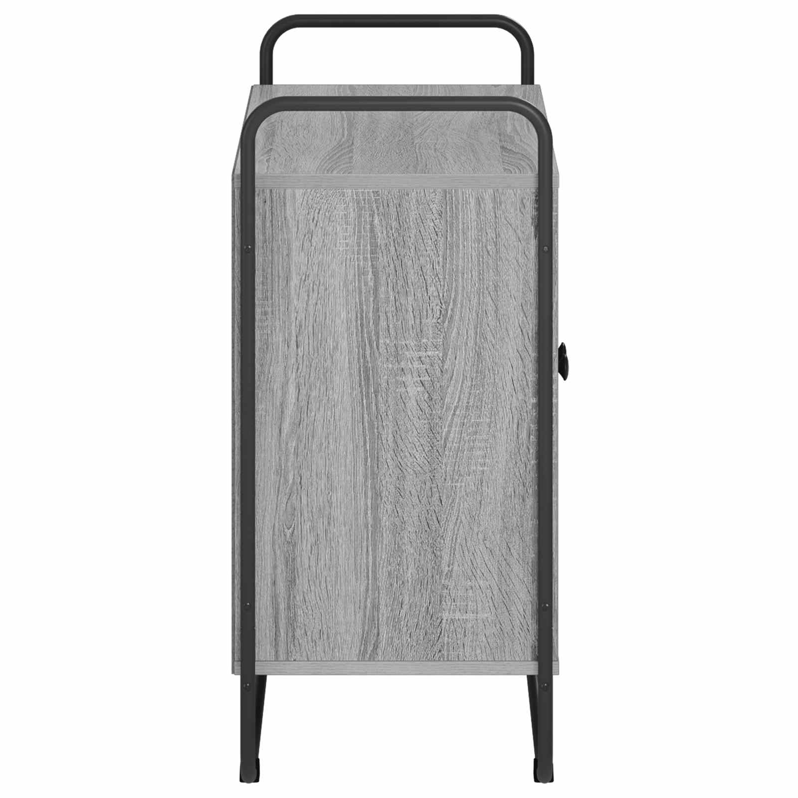 vidaXL Kredens Szary Sonoma 68 x 35 x 75 cm Materiał drewnopochodny