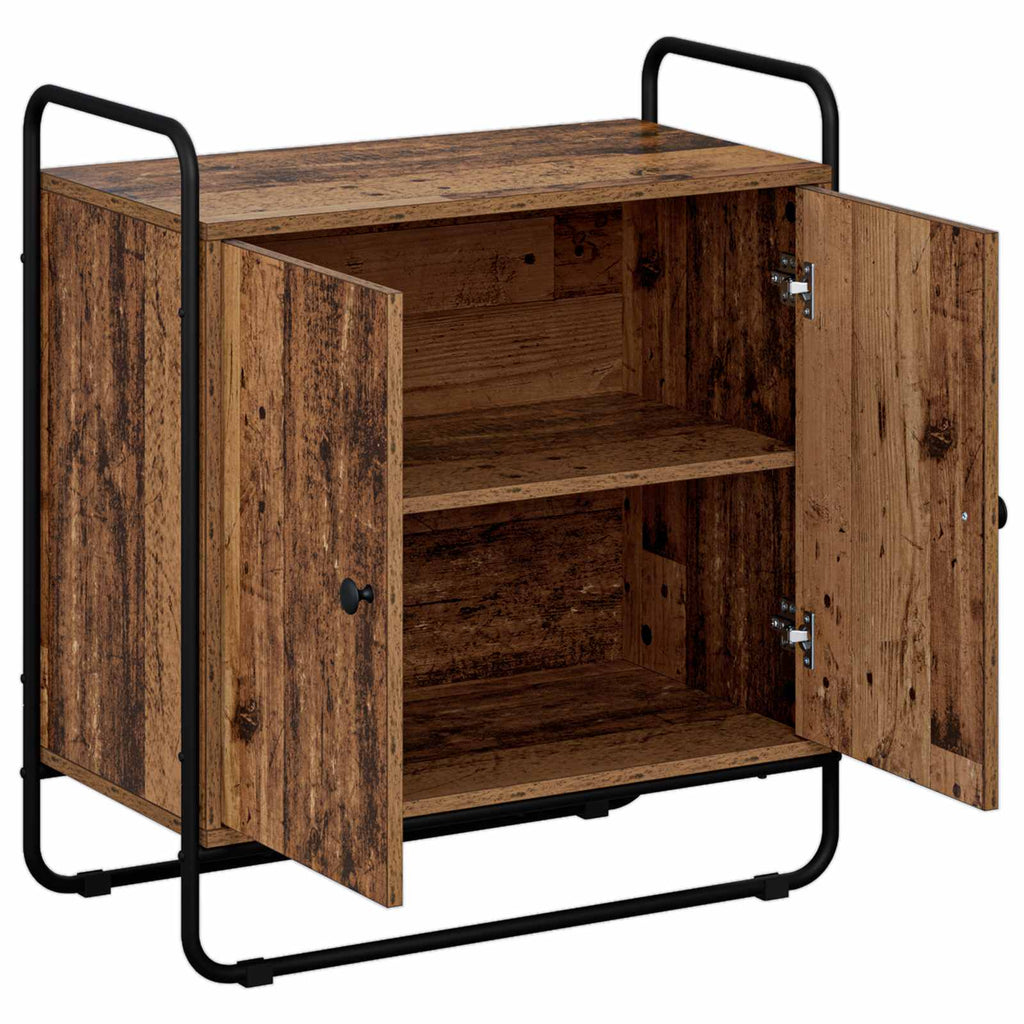 vidaXL Kredens Stare drewno 68 x 35 x 75 cm Materiał drewnopochodny