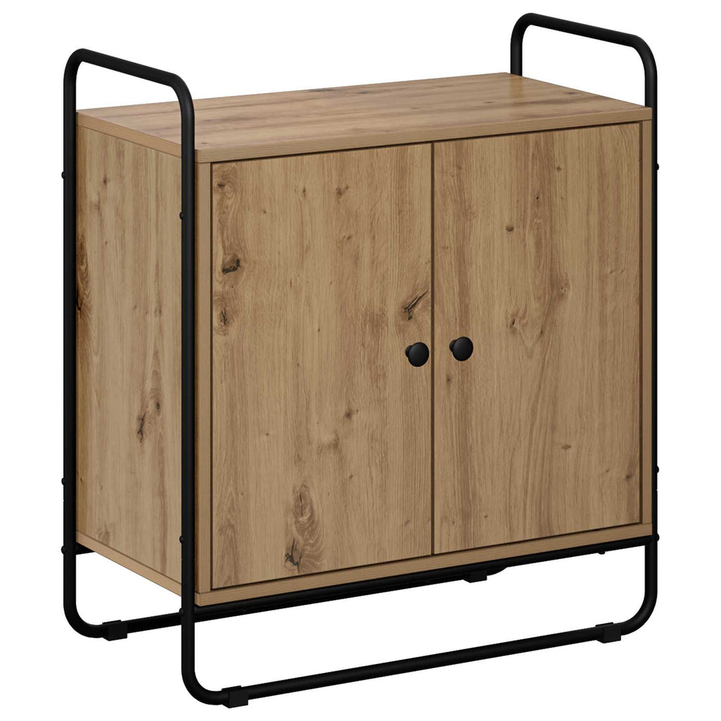 vidaXL Kredens Dąb artisan 68 x 35 x 75 cm Materiał drewnopochodny