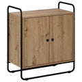 vidaXL Kredens Dąb artisan 68 x 35 x 75 cm Materiał drewnopochodny