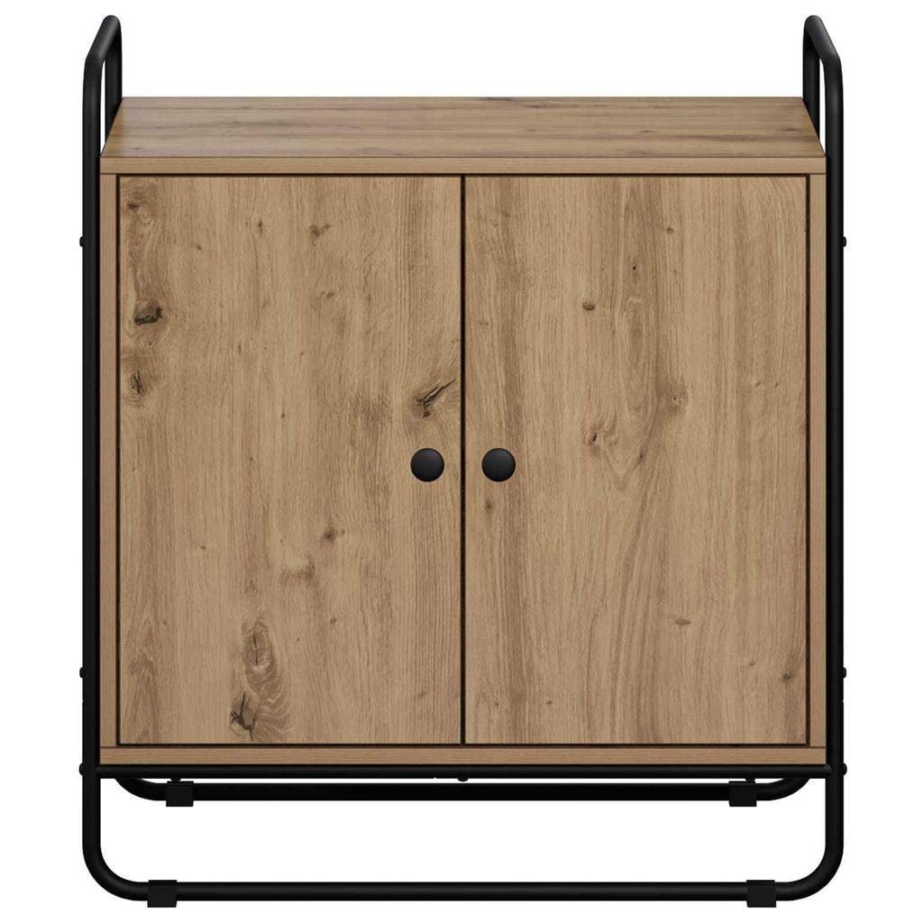 vidaXL Kredens Dąb artisan 68 x 35 x 75 cm Materiał drewnopochodny