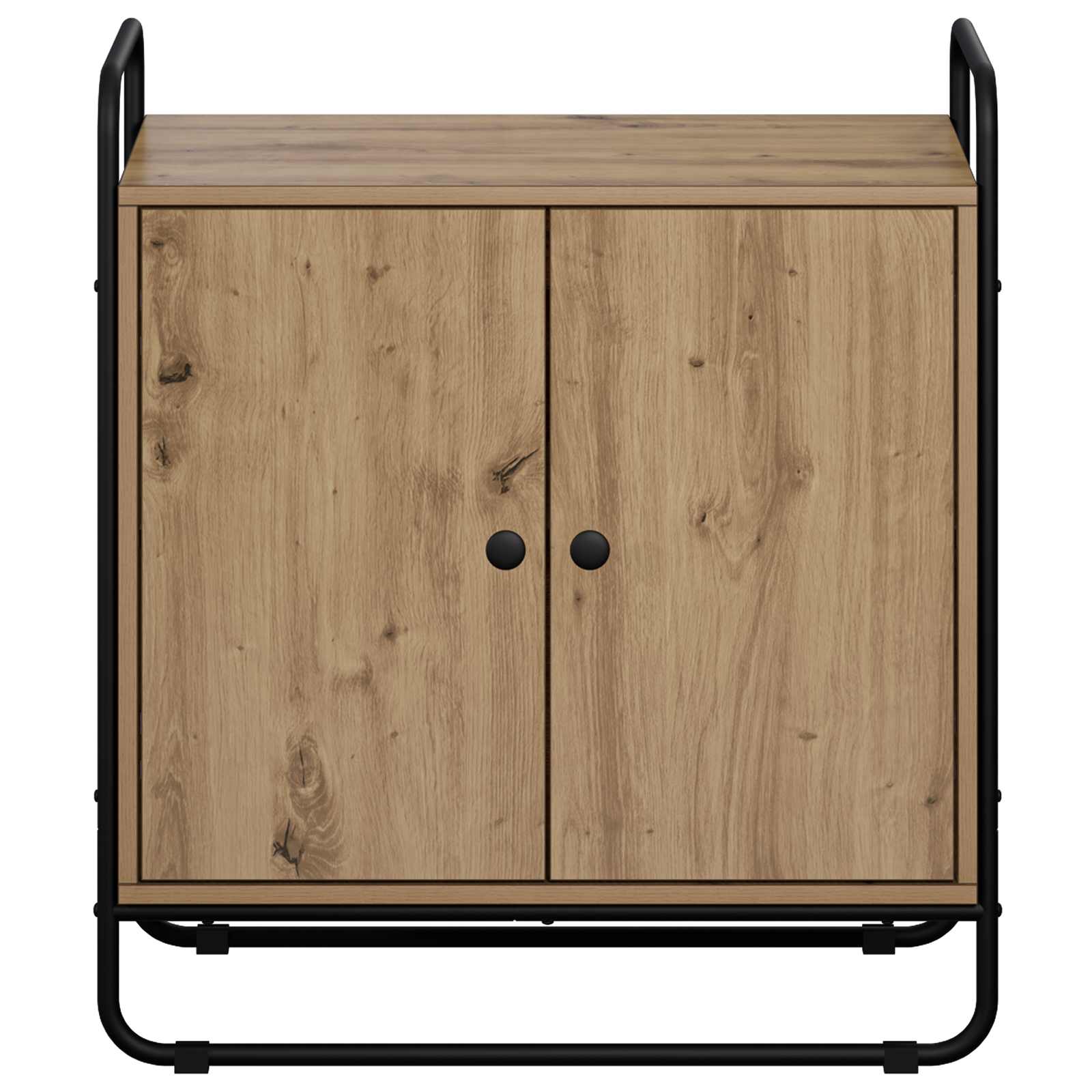 vidaXL Kredens Dąb artisan 68 x 35 x 75 cm Materiał drewnopochodny
