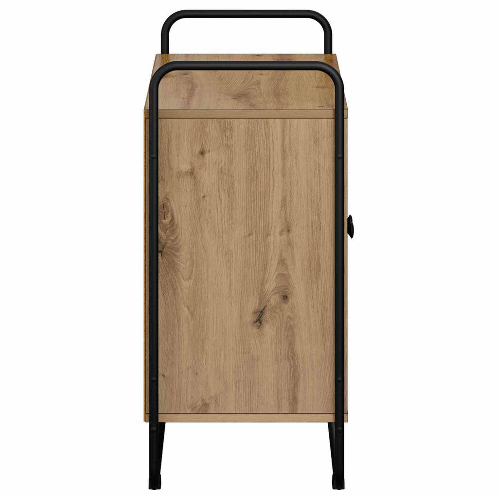 vidaXL Kredens Dąb artisan 68 x 35 x 75 cm Materiał drewnopochodny