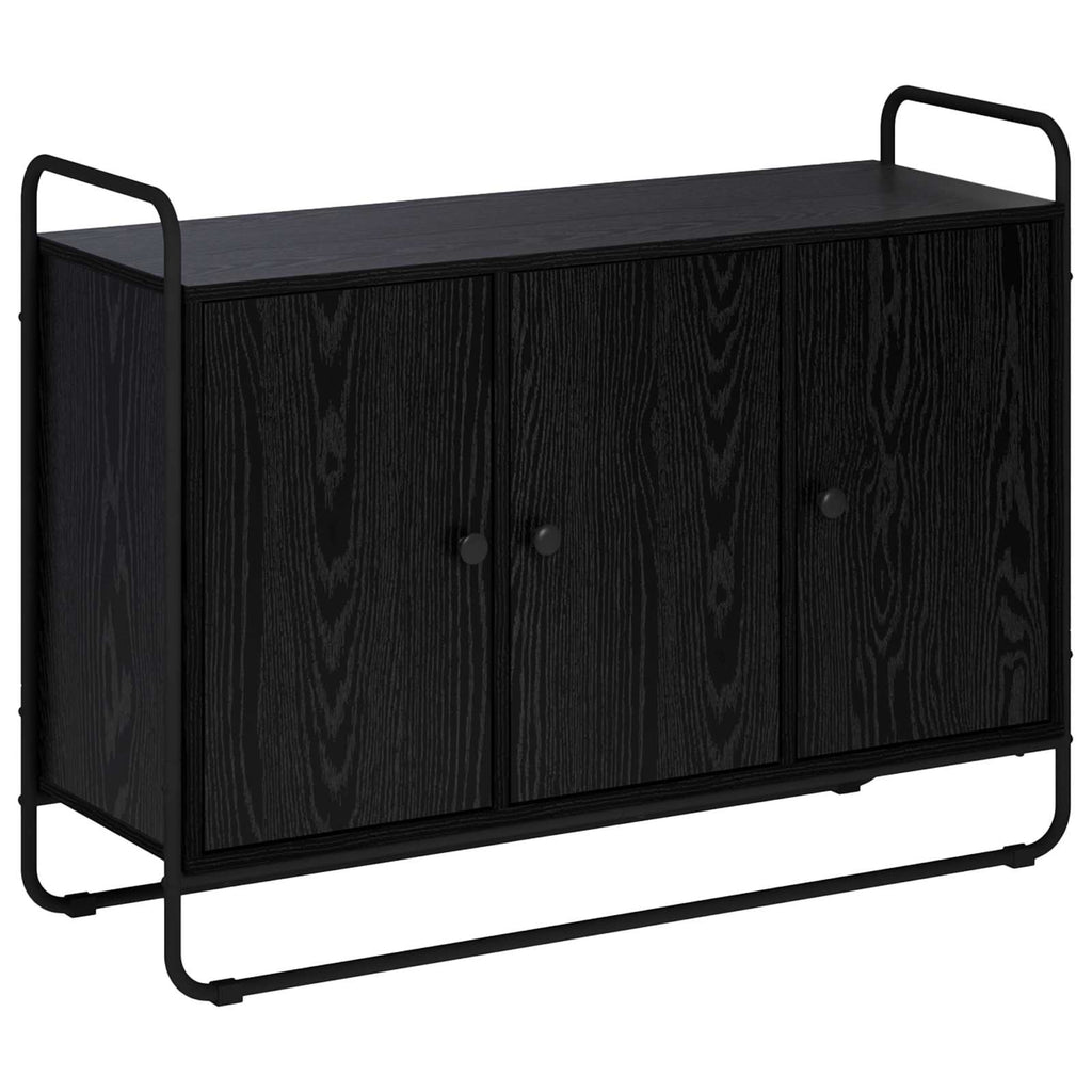 vidaXL Kredens Czarny dąb 102 x 35 x 75 cm Materiał drewnopochodny