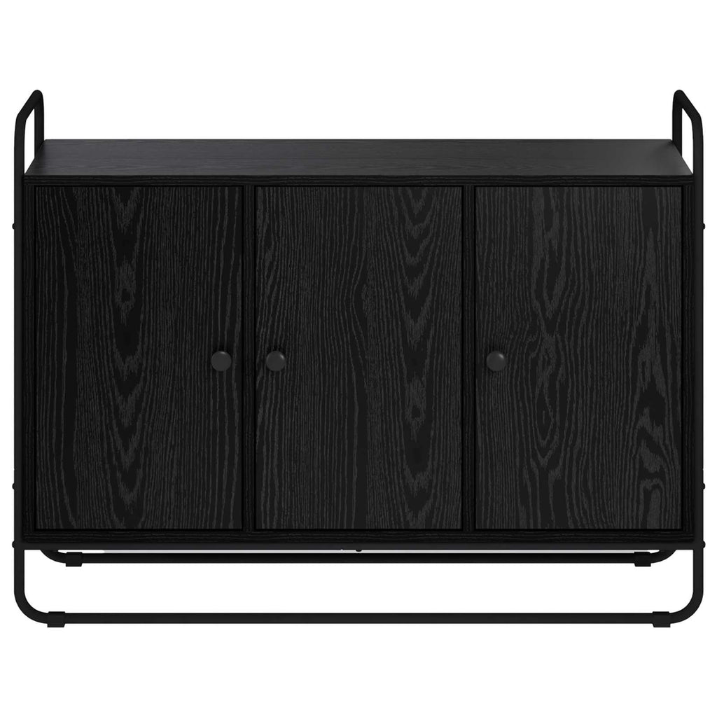 vidaXL Kredens Czarny dąb 102 x 35 x 75 cm Materiał drewnopochodny