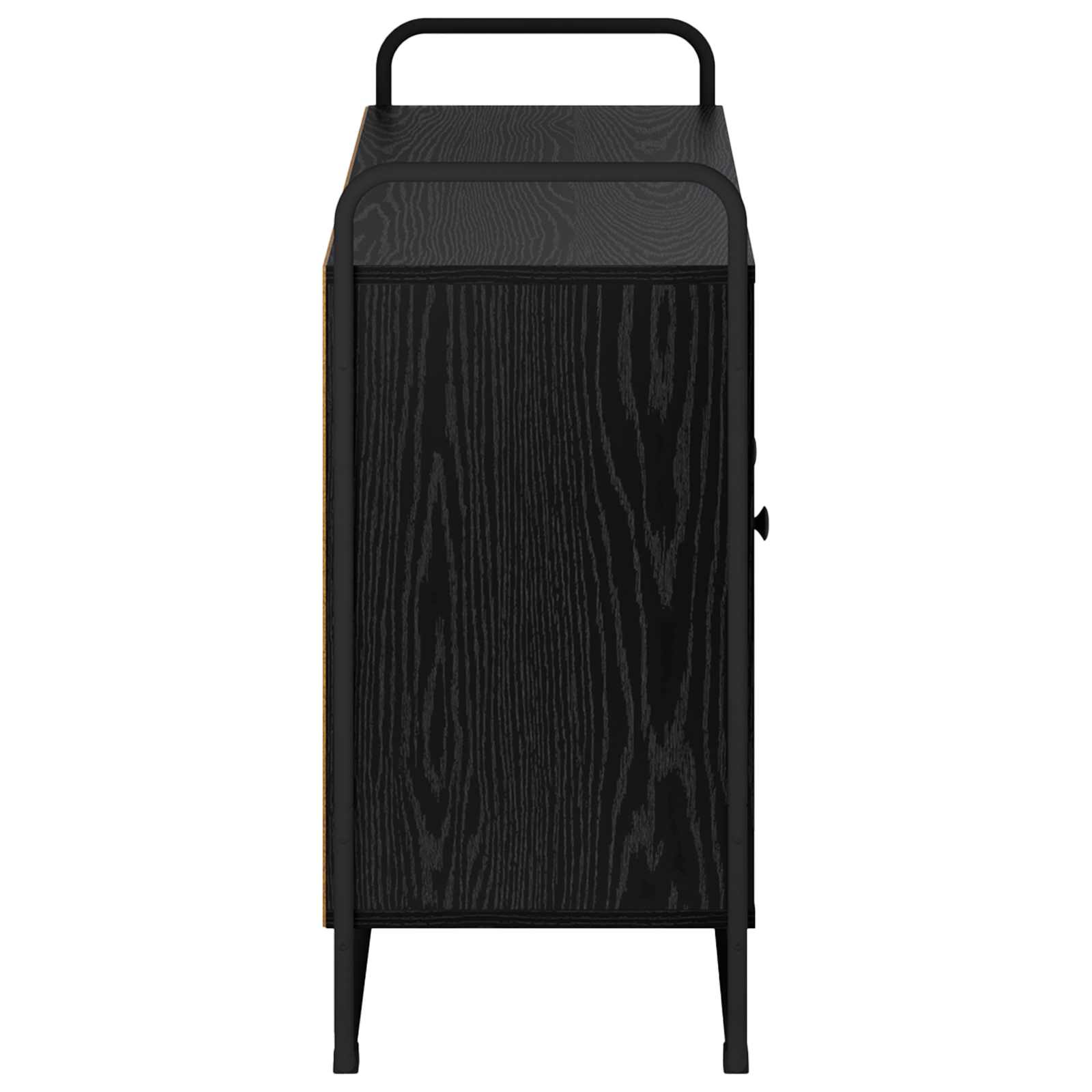 vidaXL Kredens Czarny dąb 102 x 35 x 75 cm Materiał drewnopochodny
