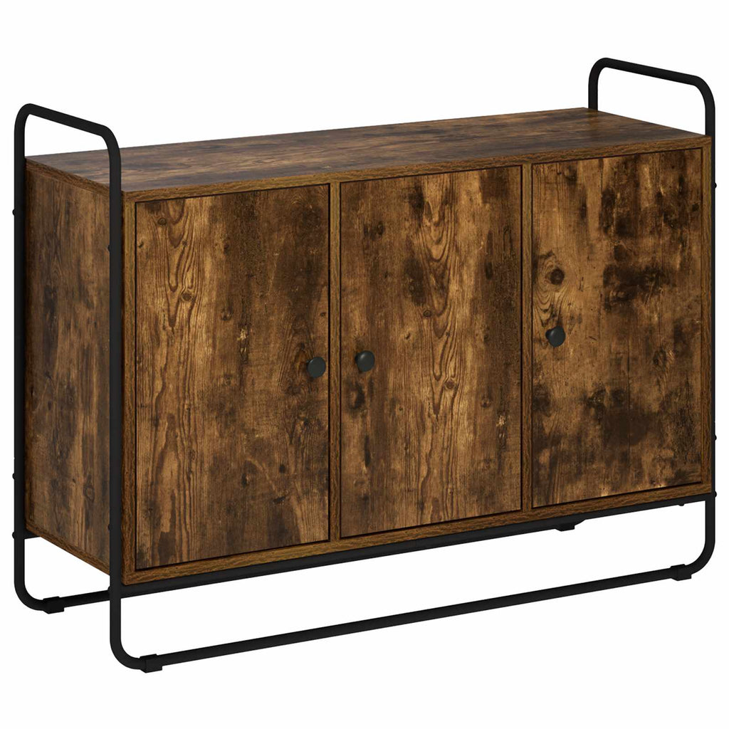 vidaXL Kredens Dąb wędzony 102 x 35 x 75 cm Materiał drewnopochodny