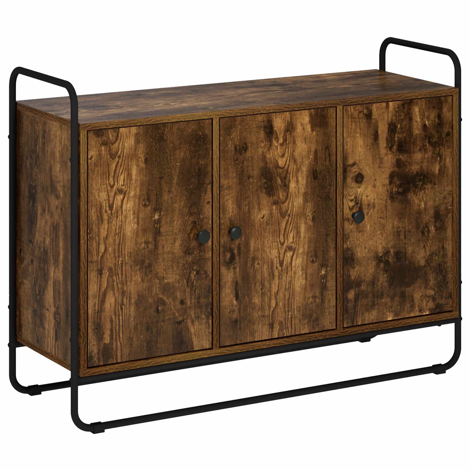 vidaXL Kredens Dąb wędzony 102 x 35 x 75 cm Materiał drewnopochodny
