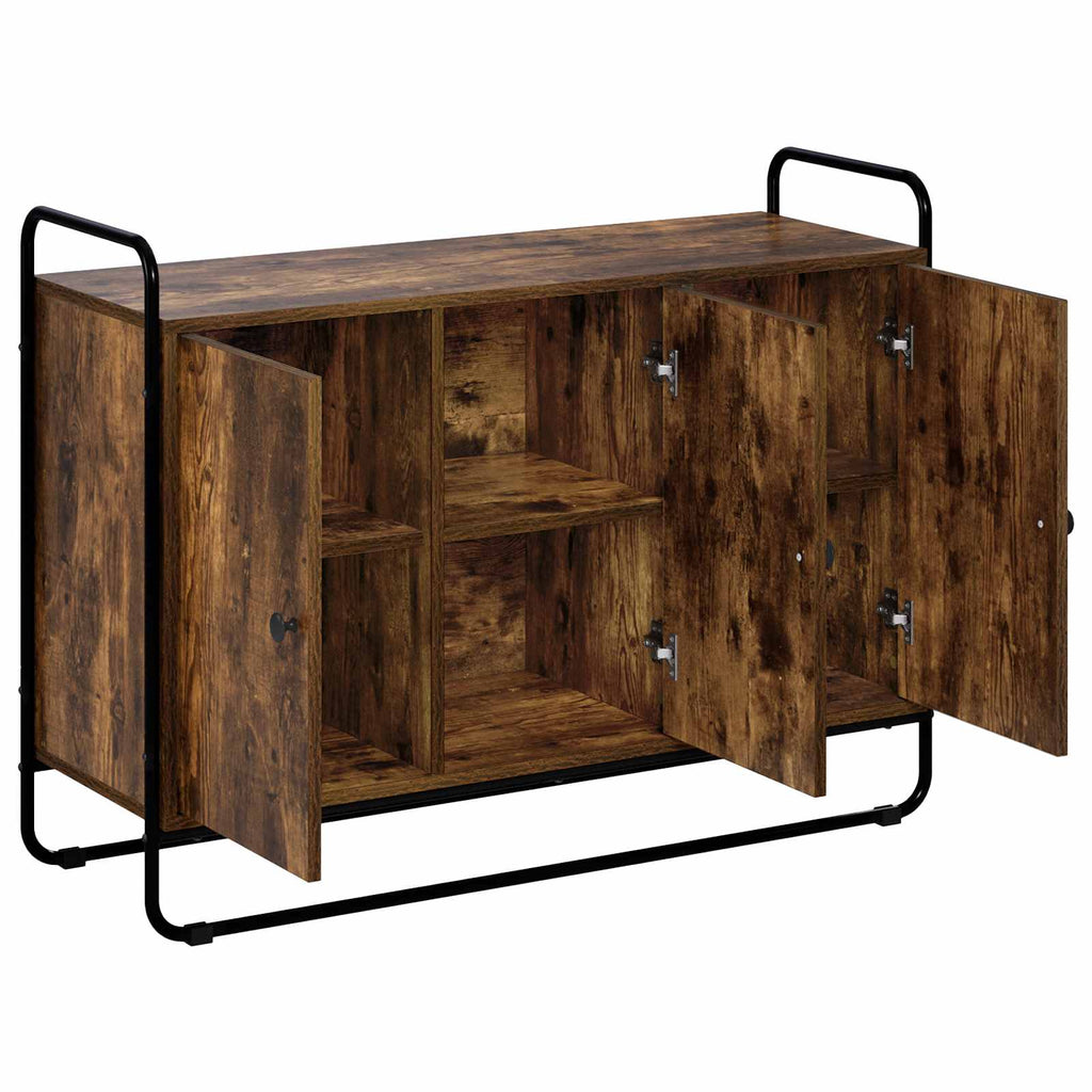 vidaXL Kredens Dąb wędzony 102 x 35 x 75 cm Materiał drewnopochodny