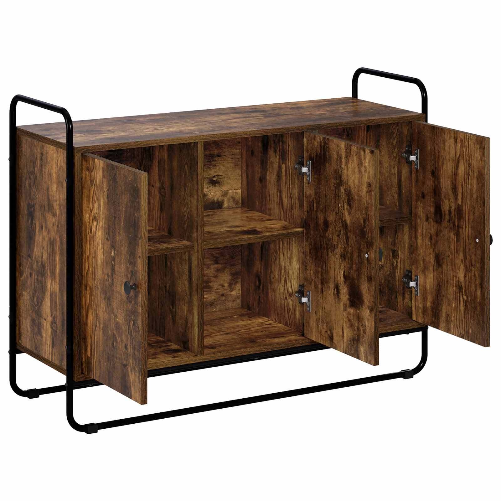 vidaXL Kredens Dąb wędzony 102 x 35 x 75 cm Materiał drewnopochodny