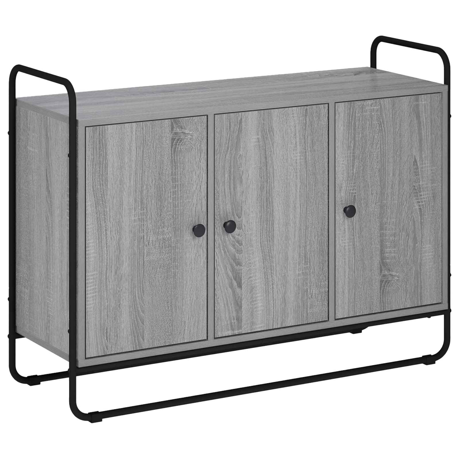 vidaXL Kredens Szary Sonoma 102 x 35 x 75 cm Materiał drewnopochodny