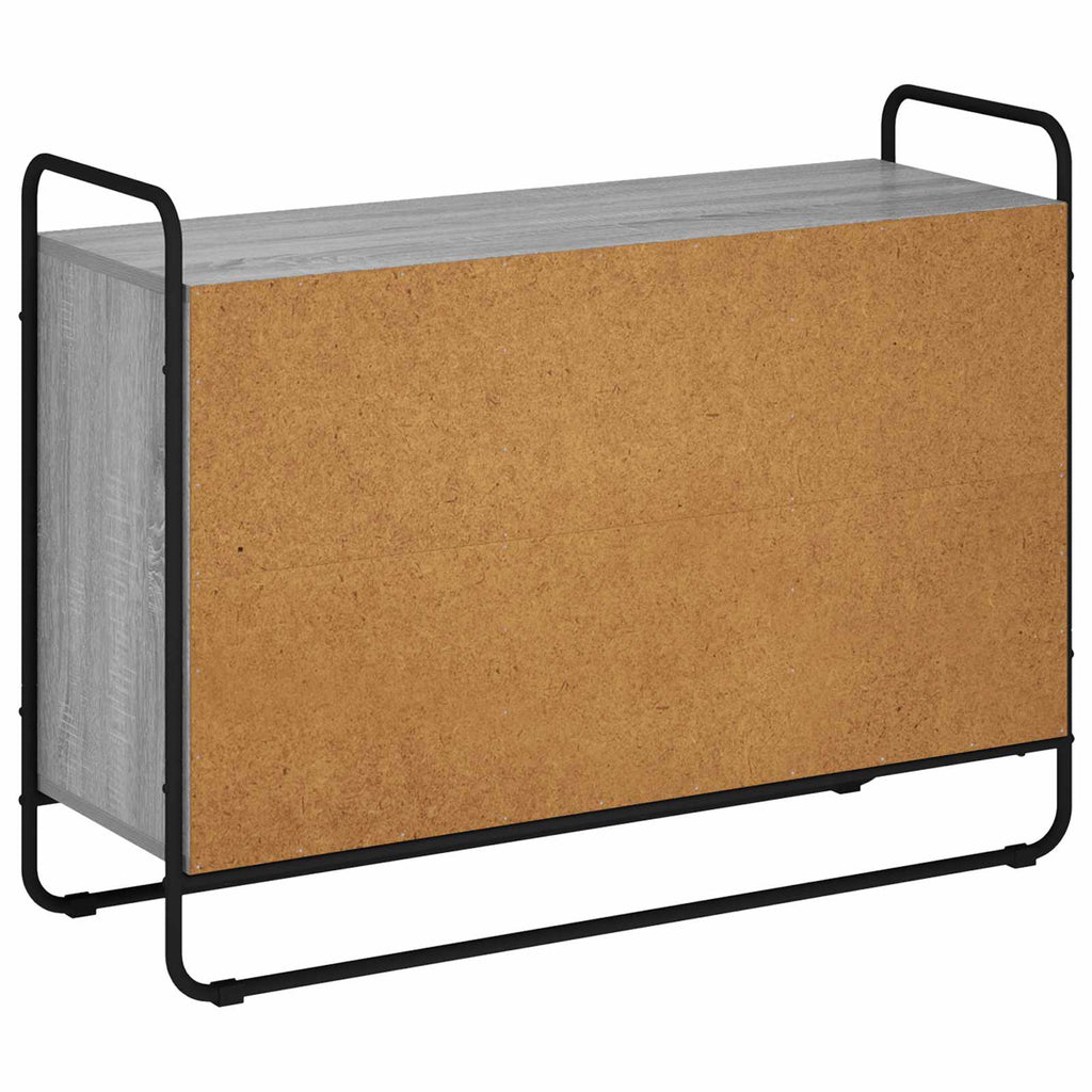 vidaXL Kredens Szary Sonoma 102 x 35 x 75 cm Materiał drewnopochodny