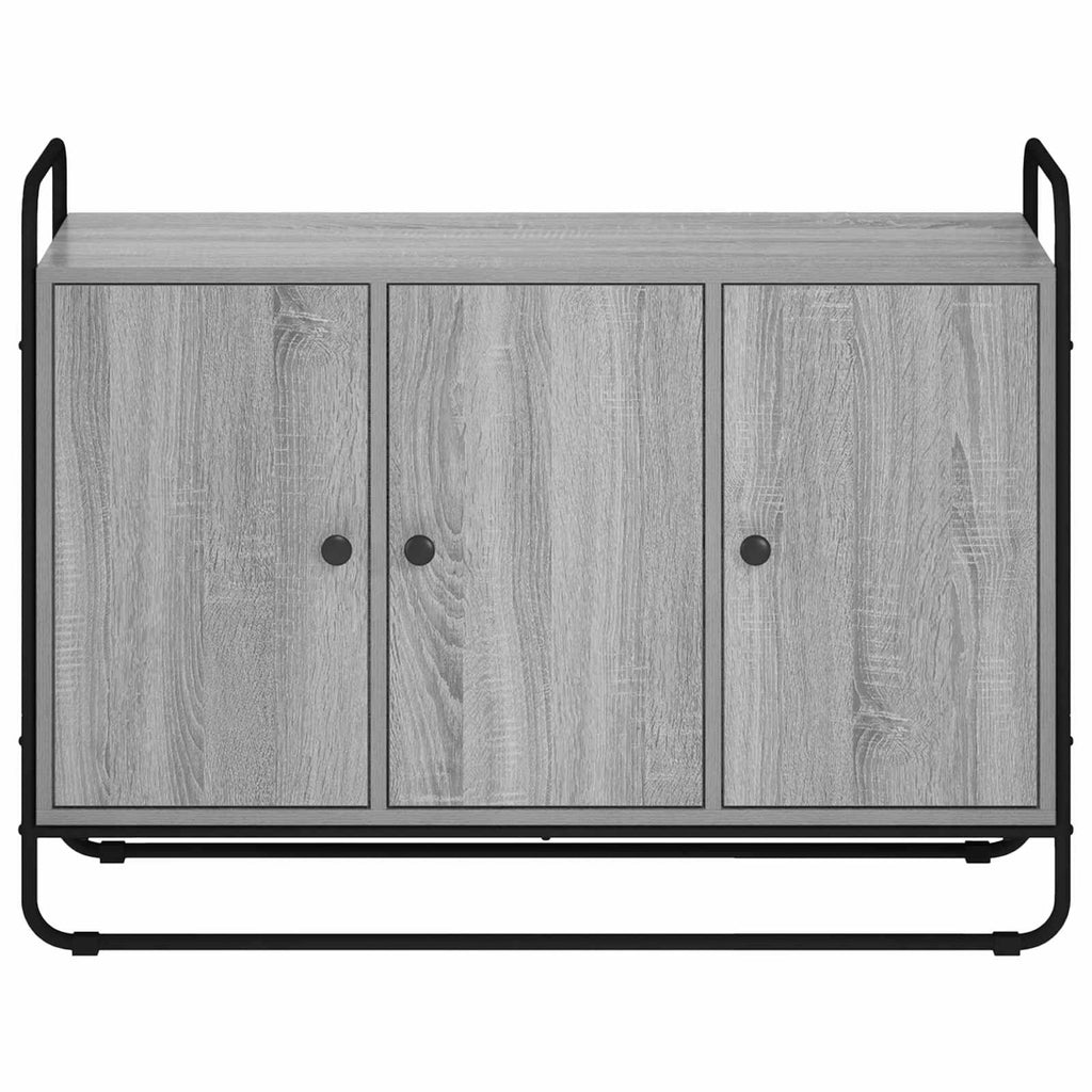 vidaXL Kredens Szary Sonoma 102 x 35 x 75 cm Materiał drewnopochodny