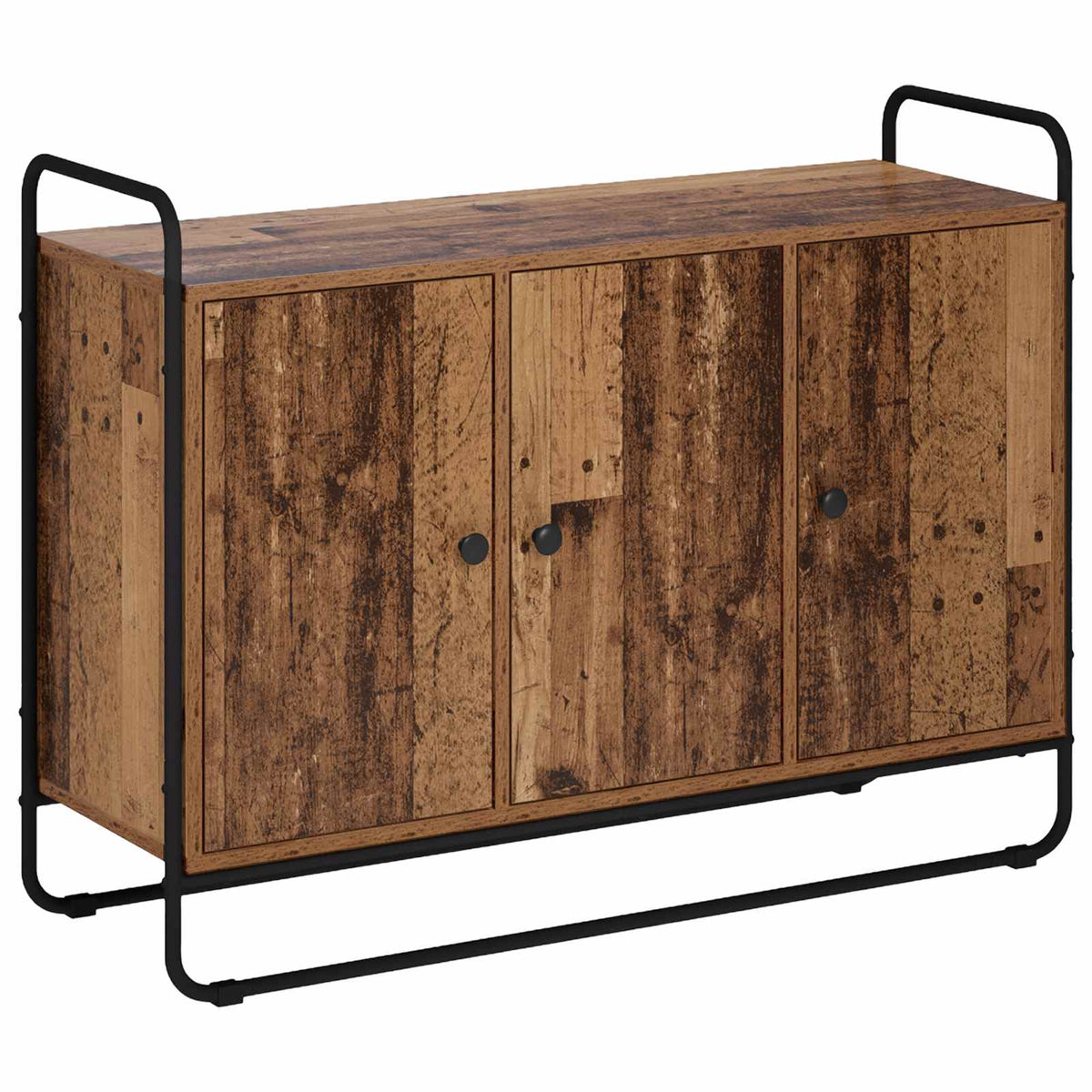 vidaXL Kredens Stare drewno 102 x 35 x 75 cm Materiał drewnopochodny