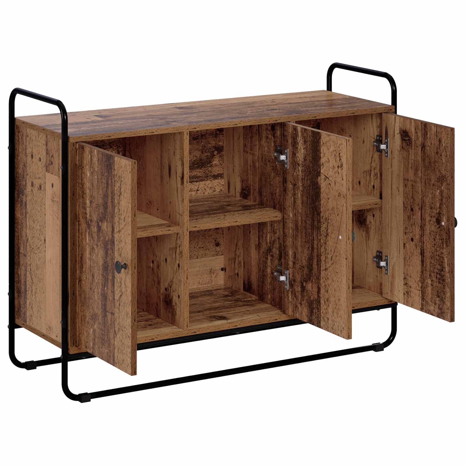 vidaXL Kredens Stare drewno 102 x 35 x 75 cm Materiał drewnopochodny