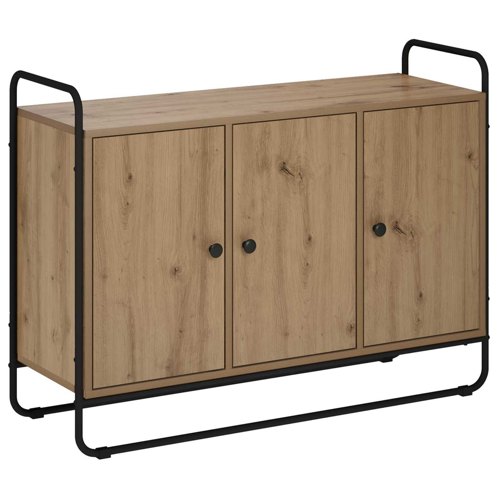 vidaXL Kredens Dąb artisan 102 x 35 x 75 cm Materiał drewnopochodny