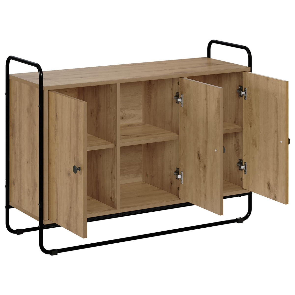 vidaXL Kredens Dąb artisan 102 x 35 x 75 cm Materiał drewnopochodny