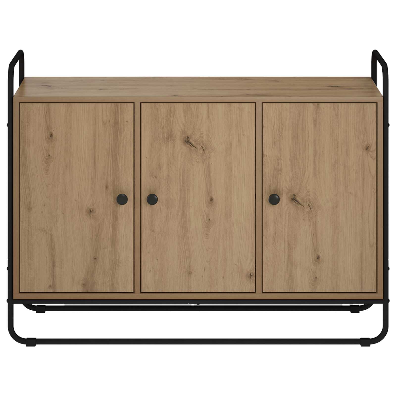 vidaXL Kredens Dąb artisan 102 x 35 x 75 cm Materiał drewnopochodny