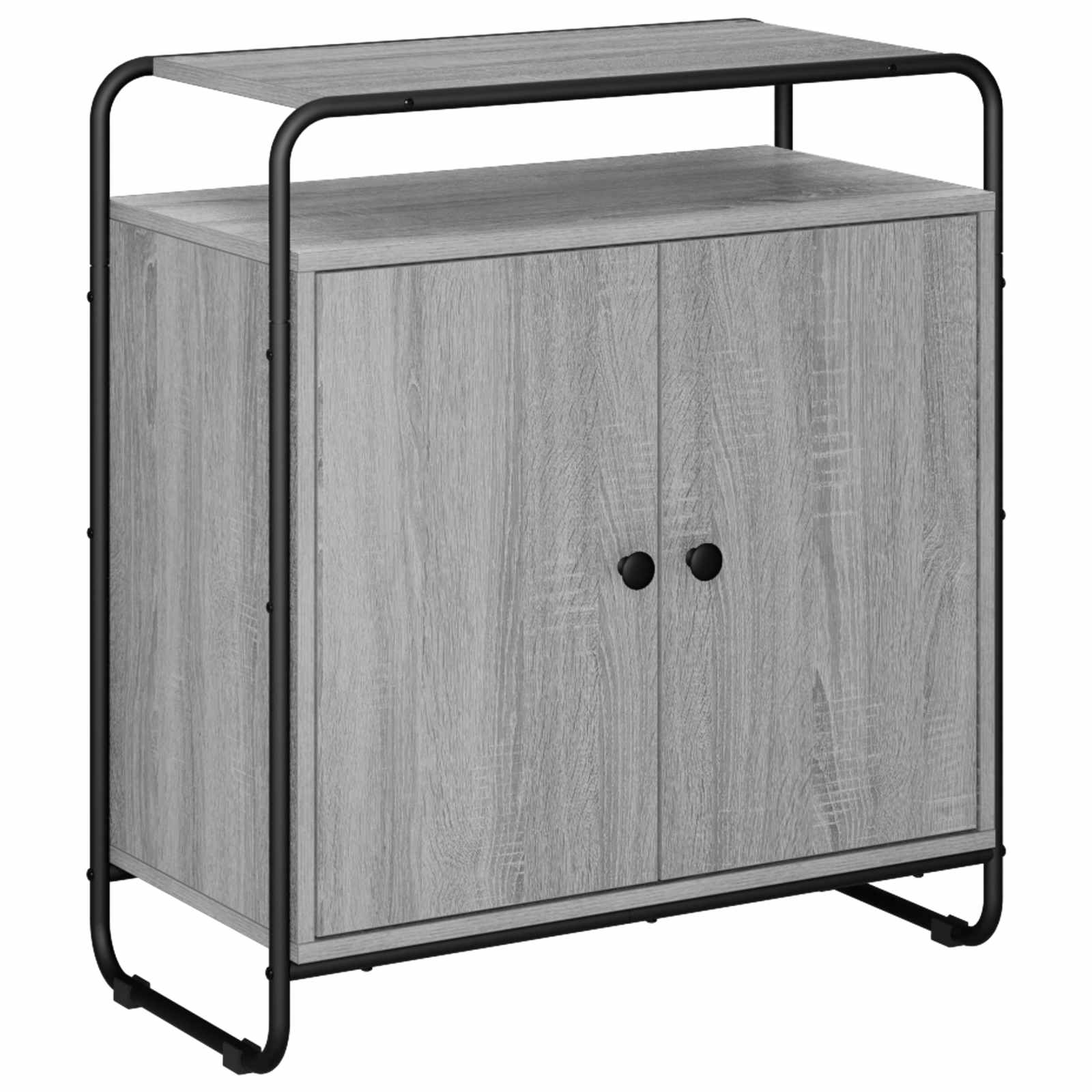 vidaXL Bufet Szary Sonoma 68 x 35 x 75 cm Drewno inżynieryjne